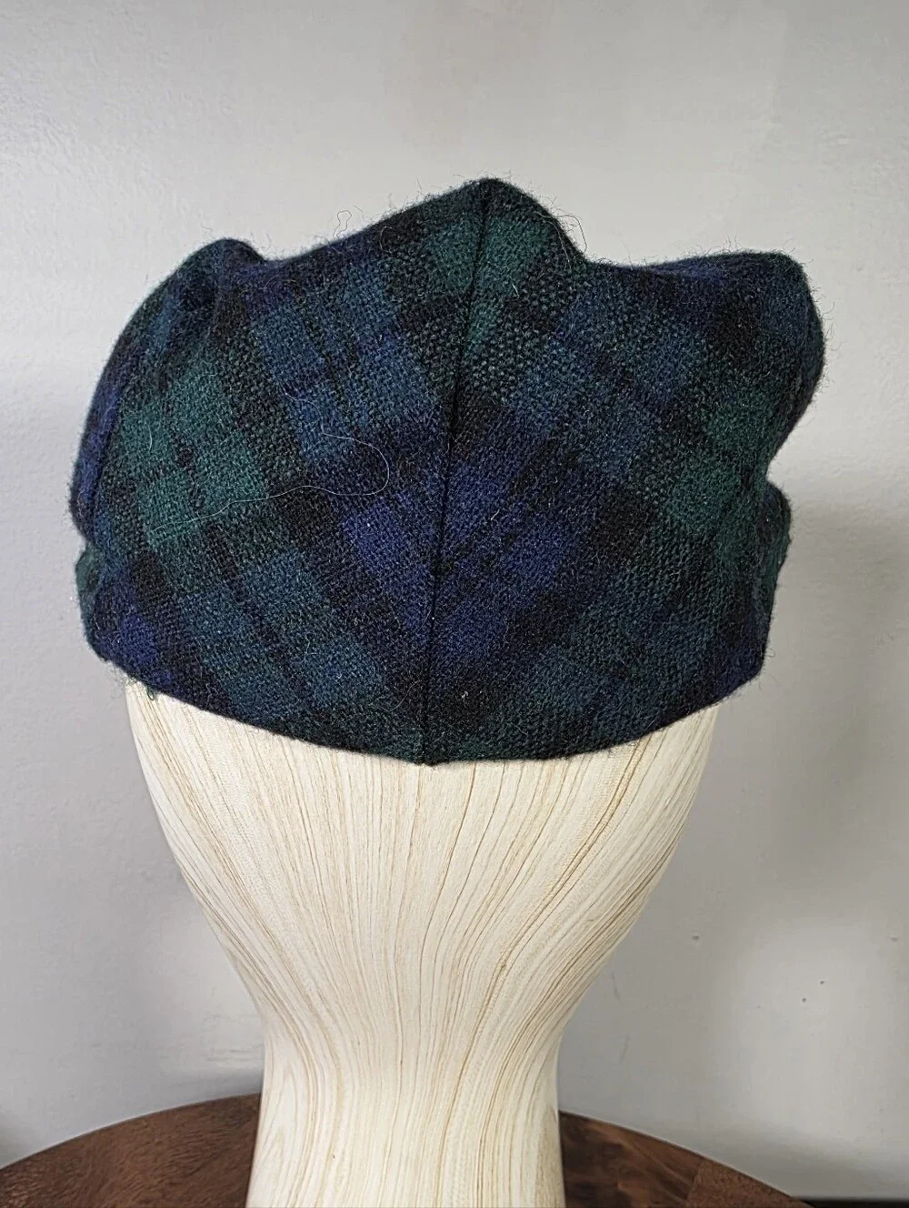 Bert Pulitzer Collector’s Edition Black Watch Tartan Flat Cap - Size Small